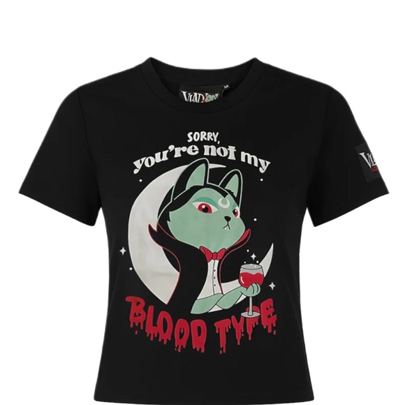 Killstar Tops - Killstar Blood Type Crop Top